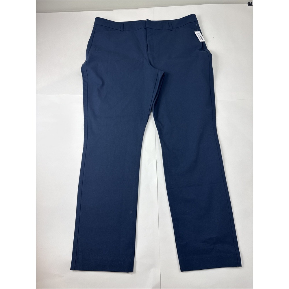 Old Navy High Rise Pixie Skinny Navy Blue Secret Smooth Pocket Womens Sz Tall 18